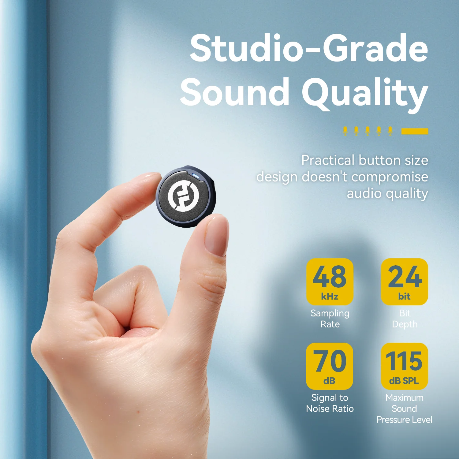 Hollyland Lark M2 iPhone 카메라 용 무선 라 발리에 마이크 300m 범위 소음 제거 사진 Vlog 용 30H 배터리