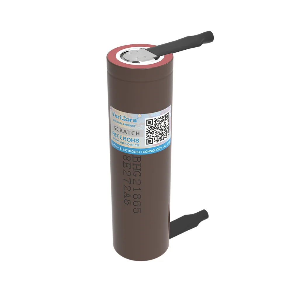 VariCore 100% 새로운 HG2 18650 3000mAh 충전식 배터리 18650HG2 3.6V 방전 20A 전원 배터리 + DIY 니켈