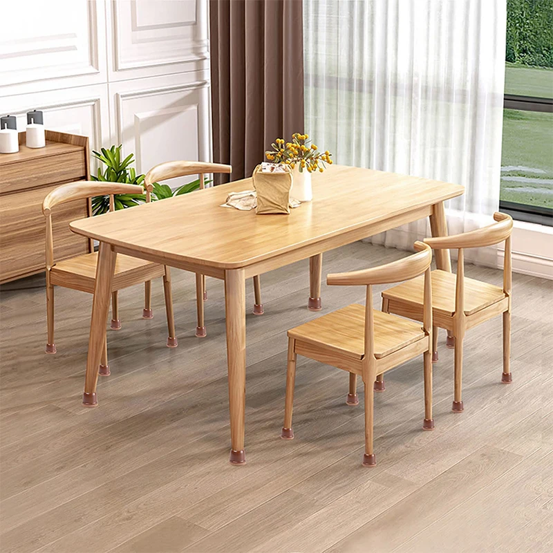 투명 테이블 의자 다리 보호 캡, 가구 발 다리 커버, 바닥 보호대, 펠트 바닥, 원형 사각형, 16 개