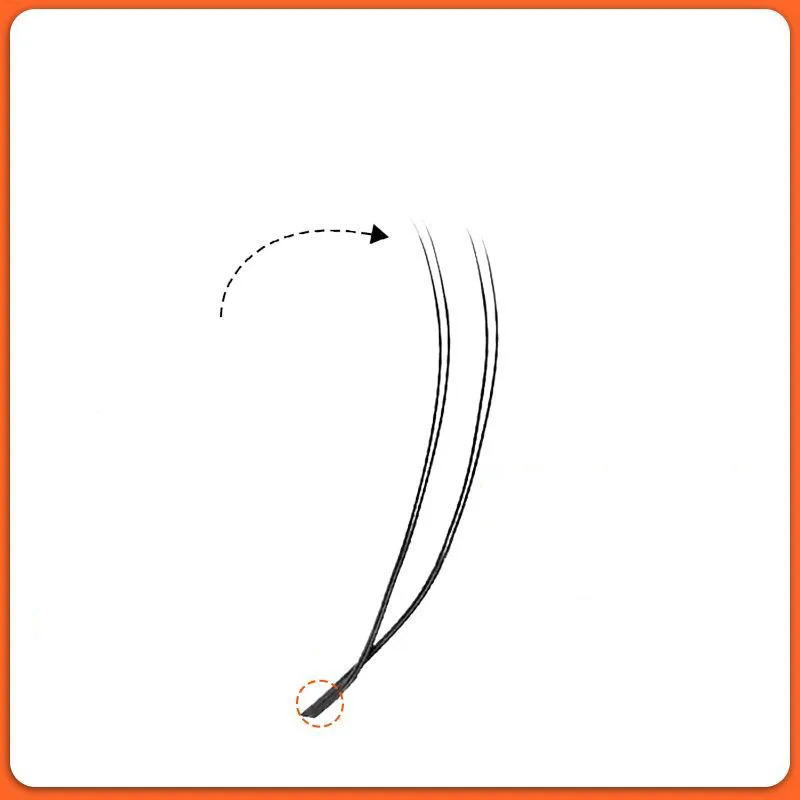 MARIA U 모양 YY 속눈썹 가짜 밍크 M 컬 속눈썹 자연 소프트 브라질 YY Cilios 속눈썹 확장