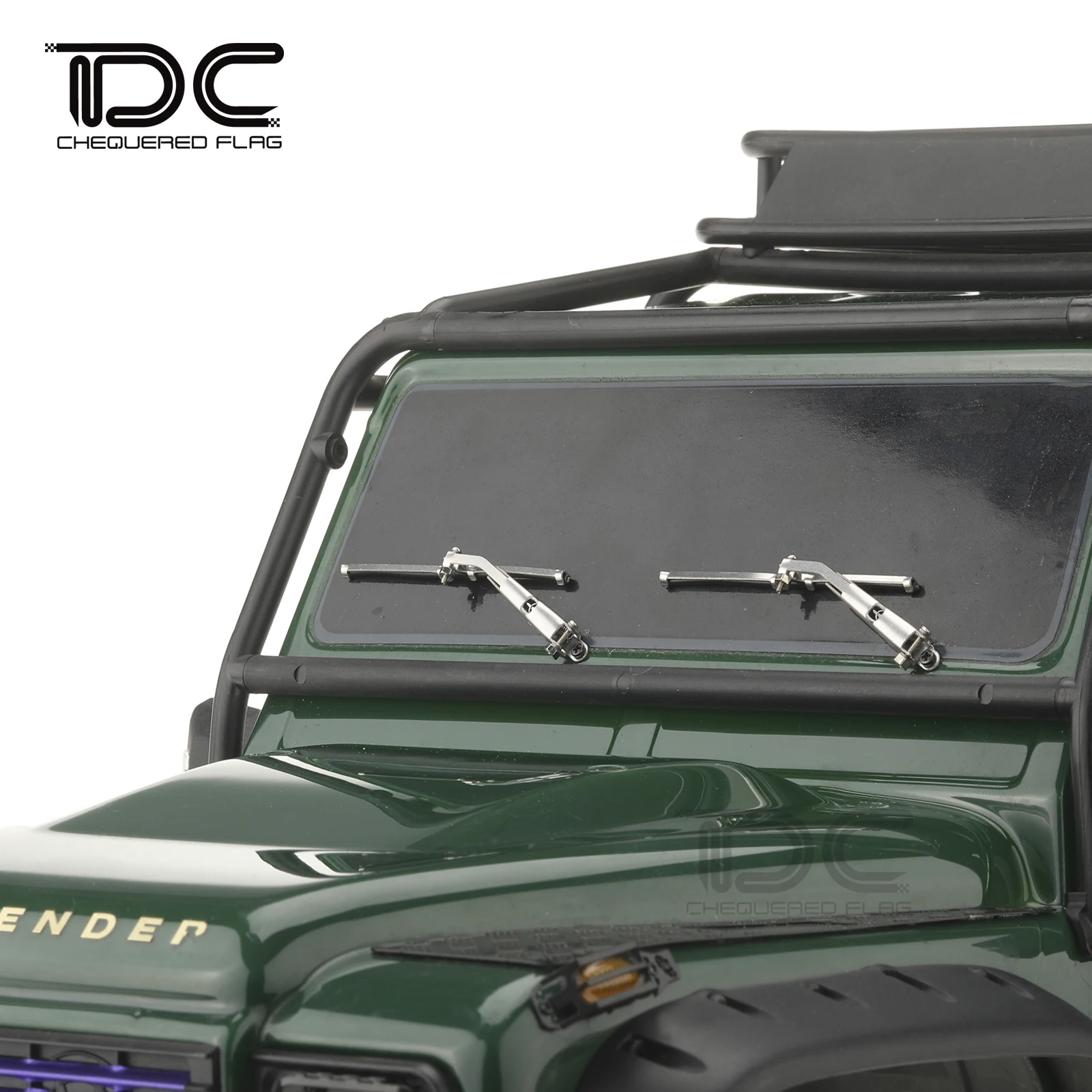 DC 1/10 1/8 스케일 금속 와이퍼 RC 크롤러 자동차 액세서리 TRX4 Defender Bronco G500 MST KM2 부품 용 축 SCX10 지프 체로키