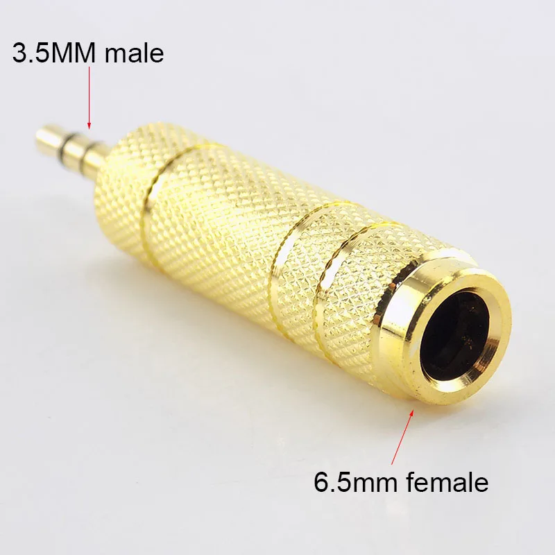 오디오 6.5 남성 - 3.5 여성/3.5 남성 잭 - 6.35 여성 어댑터 증폭기 어댑터 casque et micro 소형 - 대형