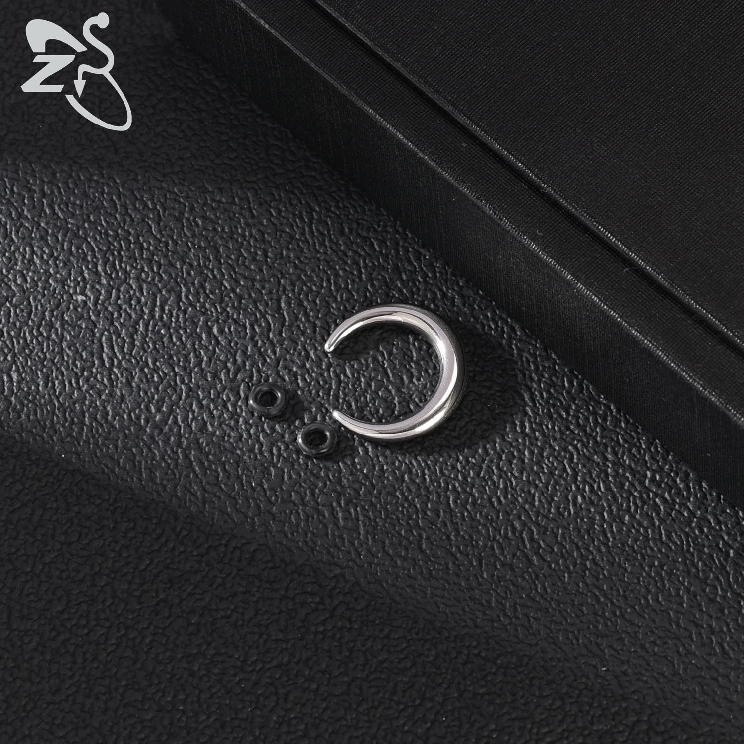 ZS 1PC 2G/4G/6G C 모양 버팔로 경적 코 피어싱 스테인레스 스틸 핀처 Septum 링 펑크 록 들것 확장기 8/10/11/12mm