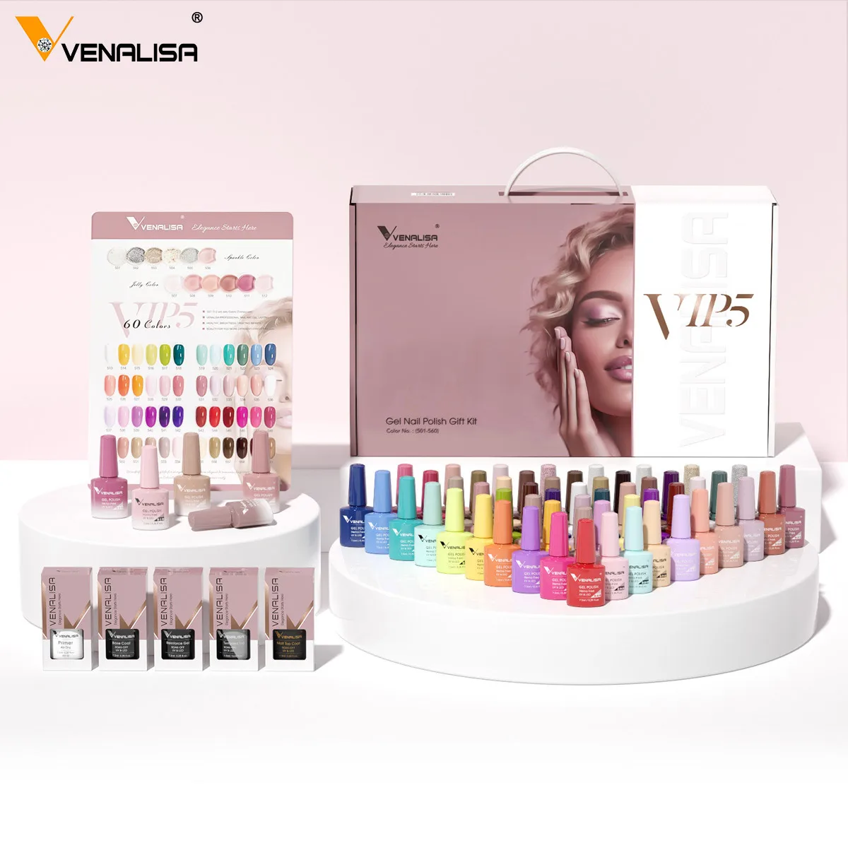 Venalisa VIP5 네일 젤 폴리쉬 HEMA 프리 풀 커버리지 아름다운 세미 퍼머넌트 UV LED 젤 네일 폴리쉬 젤 래커