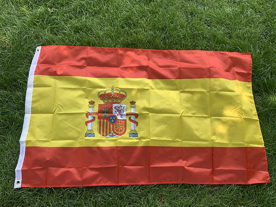 SKY FLAG 90x150cm 스페인 국기 3x5 피트 ES Espana 스페인 국기 슈퍼 폴리 축구 플래그 실내 옥외 축하 큰 플래그