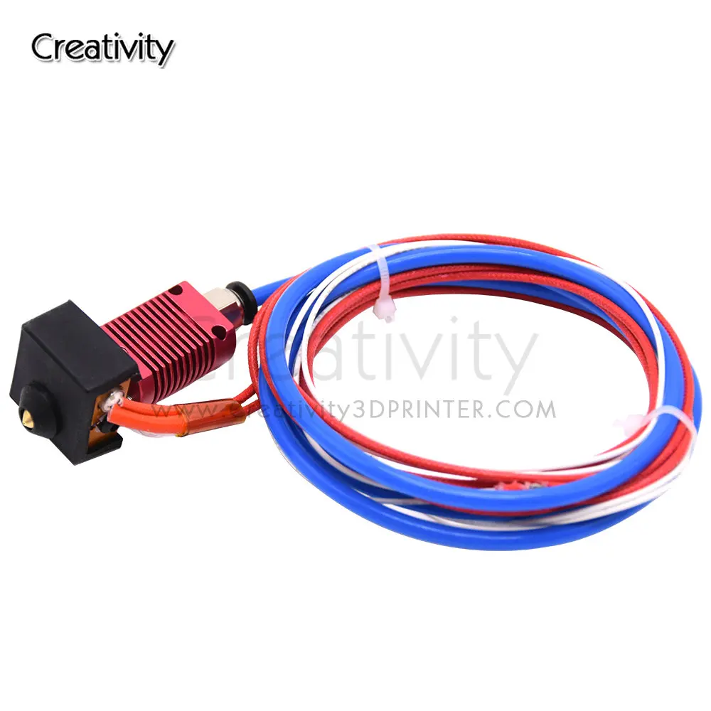 For Creality 엔더 3 금속 J 헤드 CR10 MK8 핫 엔드 압출기 키트 CR10 프로 엔더-3 V2 엔더 5  3D 프린터 용 열 블록 노즐 히터 서미스터