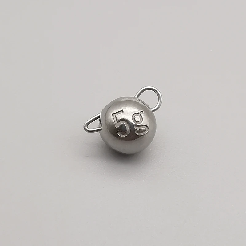 XLURES 빠른 교수형 강철 리드 큰 귀 원숭이 2g 3g 5g 7g 10g 크랭크 후크 카운터 웨이트 리드 흔들리는 머리 리드 펜던트