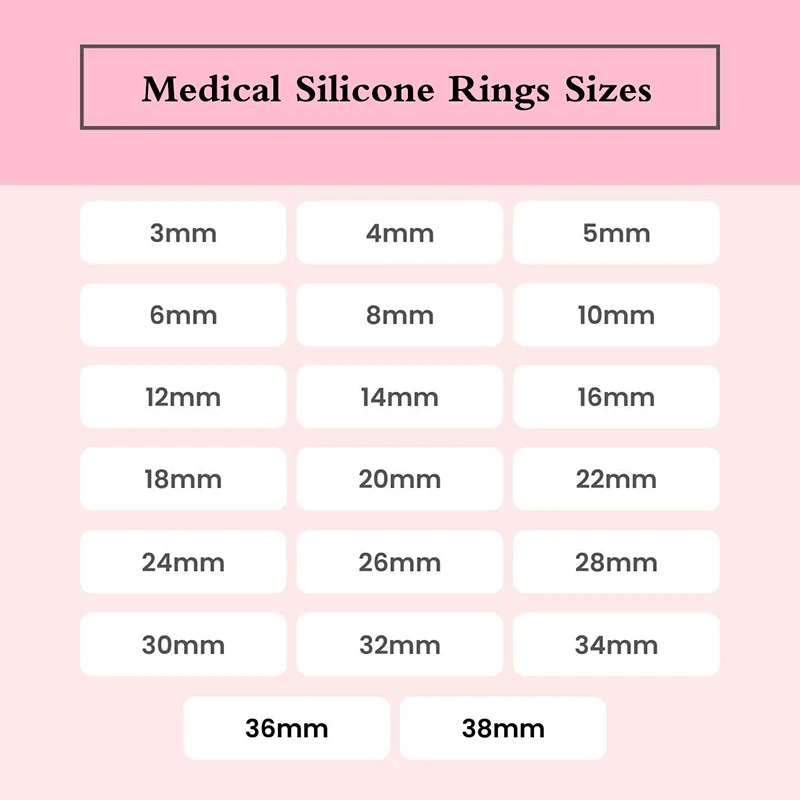 3-38mm 중공 의료용 실리콘 유연한 이중 플레어 육체 귀 터널 플러그 Phimosis 스트레치 링 게이지 확장기 들것 남자