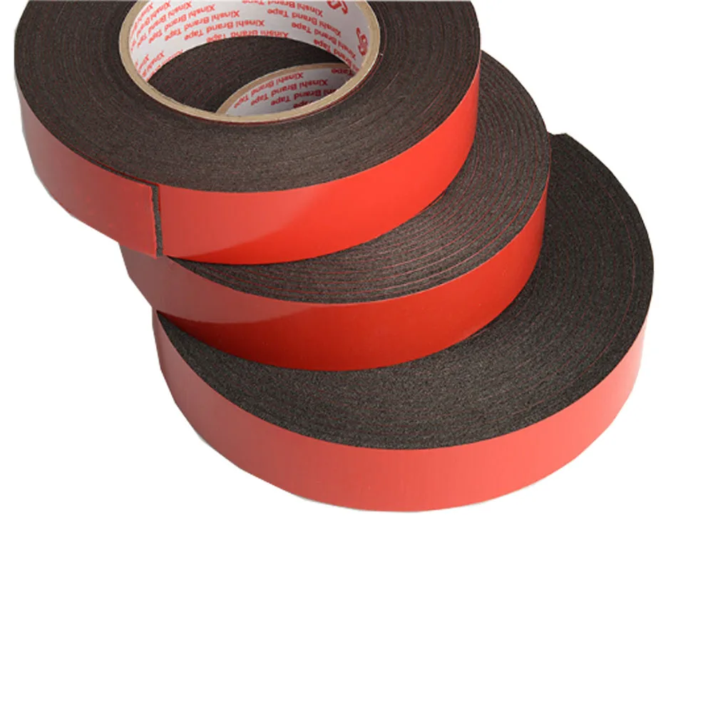 1 PC 1mm-2mm-3mm 두께 강력한 양면 접착 폼 테이프 10mm-50mm 장착 고정 패드 끈적임