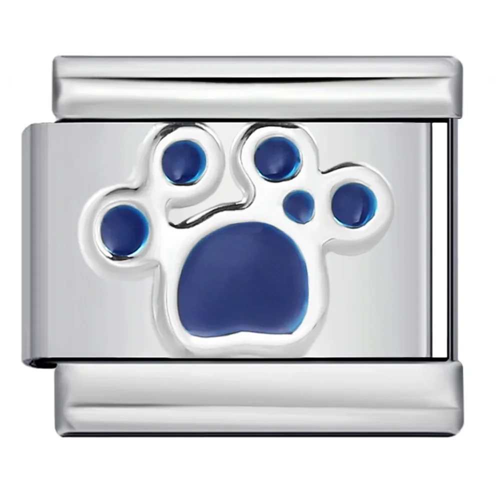 남녀공용 다채로운 고양이 발톱 시리즈, 이탈리아 참 핏, 9mm 스테인리스 스틸 모듈식 팔찌, 주얼리 도매, 2025 신제품