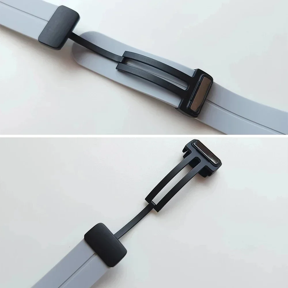 C20 프로용 마그네틱 접이식 버클 밴드, 실리콘 스트랩, C20 프로 시계 밴드 팔찌, 22mm, 신제품