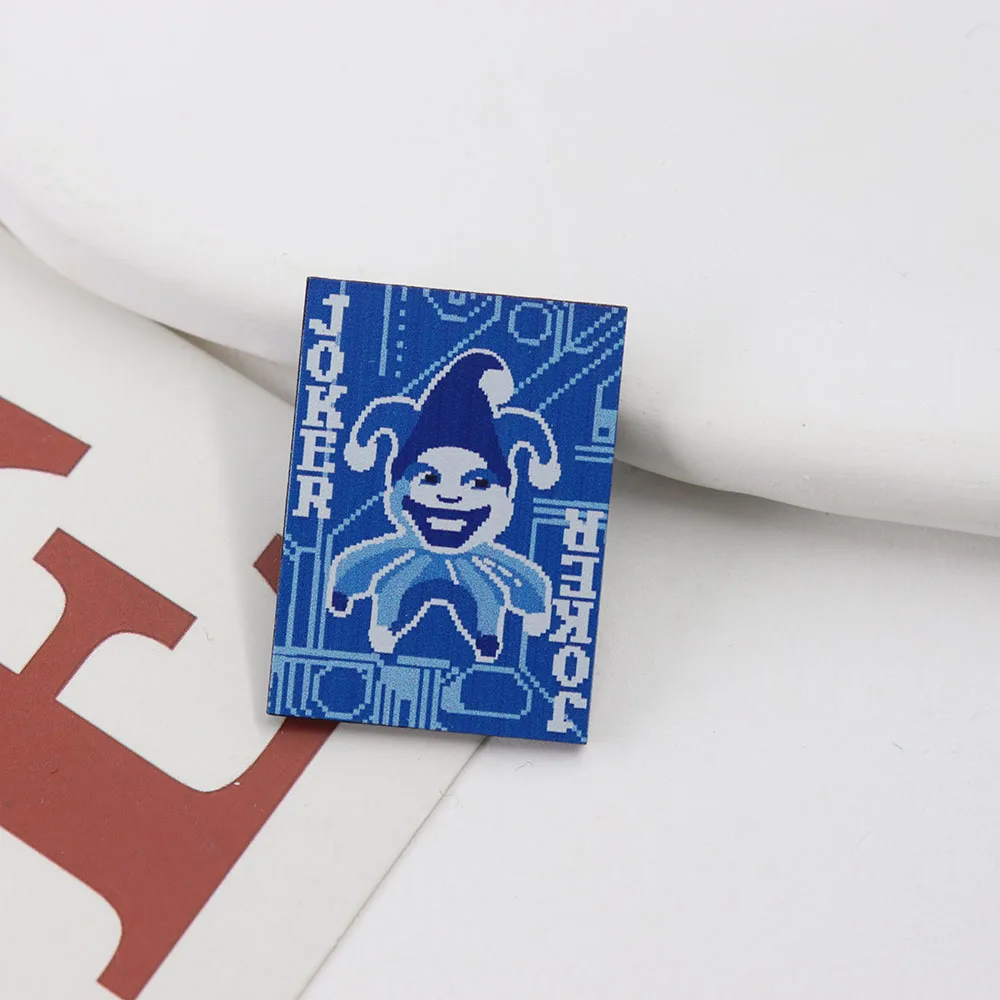 청사진-조커 배지 게임 Balatro Inspiration 브로치 게이머 컬렉션 크리에이티브 액세서리