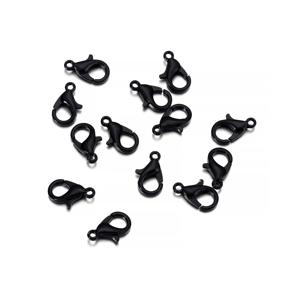 50 개/몫 쥬얼리 결과 쥬얼리에 대 한 합금 랍스터 걸쇠 후크 목걸이 팔찌 체인 만들기 DIY 용품 액세서리