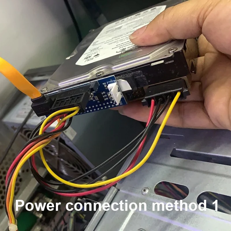 3.5인치 구형 HDD CD 드라이브 라이터용 IDE-SATA 변환기 카드 병렬 포트-직렬 포트 확장 어댑터