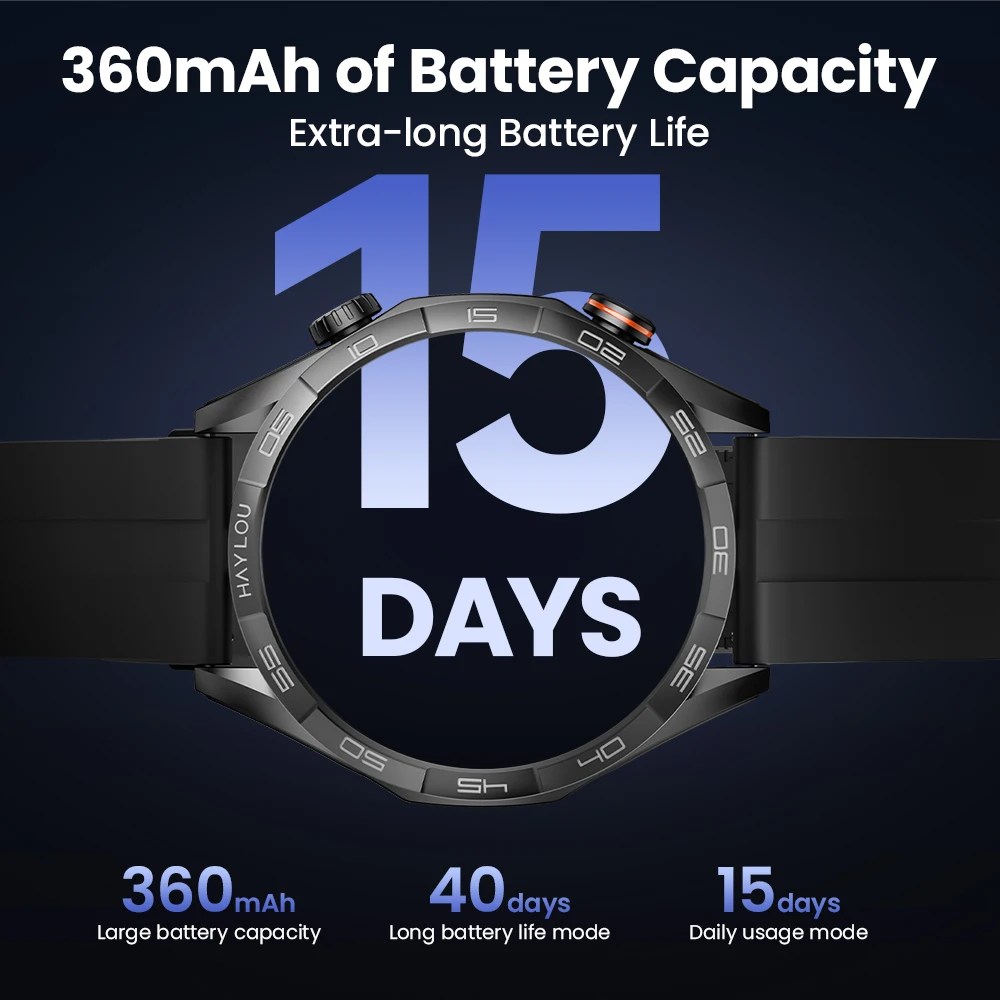 HAYLOU Solar 5 음성 통화 스마트 워치 1.58