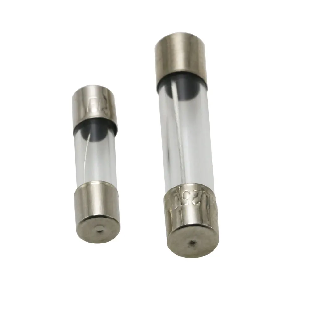 10Pcs/100Pcs 5*20mm 6*30mm 빠른 블로우 유리관 퓨즈 5x20 6x30 250V 0.1 0.5 1 2 3 3.15 4 5 6 7 8 10 12 15 20 25 30A AMP 퓨즈