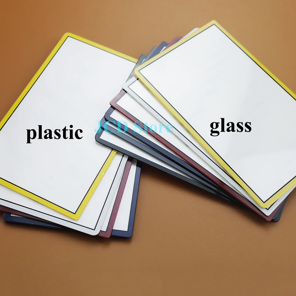 1 조각 교체 상단 상단 전면 상단 스크린 프레임 렌즈 커버 LCD 화면 3DS XL LL 새로운 3DSXL 3DSLL 플라스틱 및 유리 렌즈