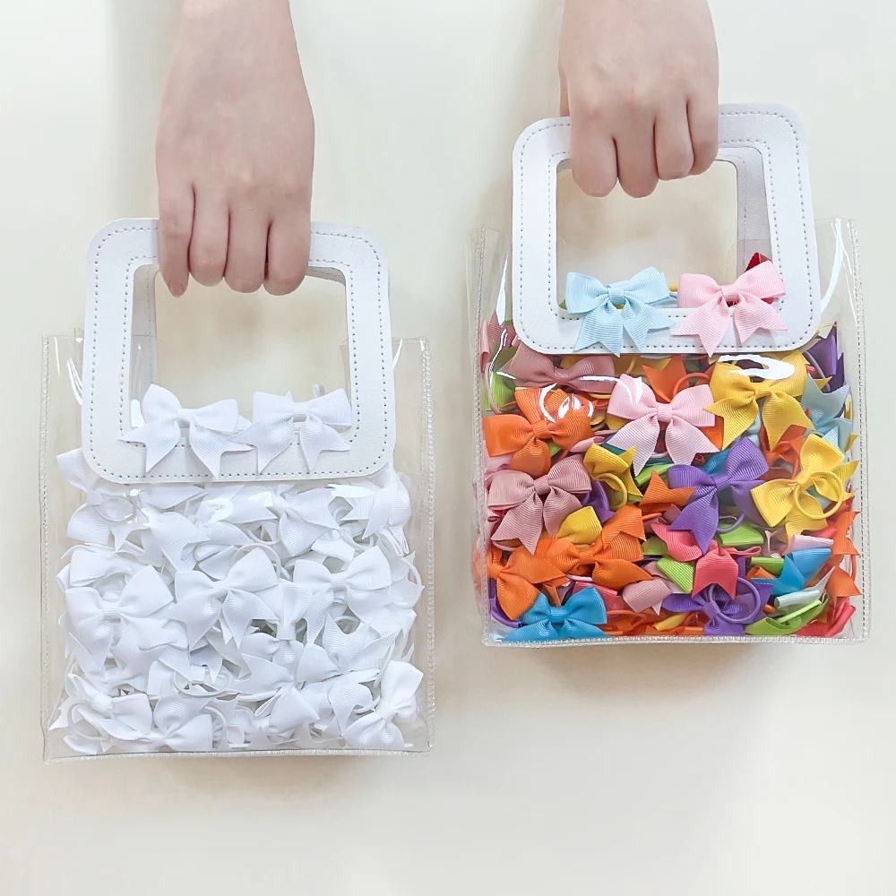 5/10/20Pcs 미니 솔리드 활 탄성 헤어 밴드 어린이 소녀 작은 고무 밴드 헤어 로프 포니 테일 홀더 모자를 쓰고 있죠 헤어 액세서리