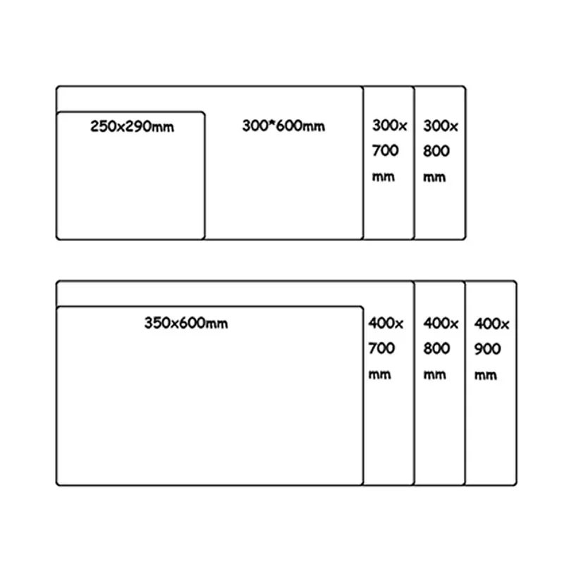 사무라이 전사 마우스 패드 게이머 컴퓨터 액세서리 키보드 테이블 매트 블랙 마우스 패드 회사 게임용 노트북 책상 액세서리 Pc