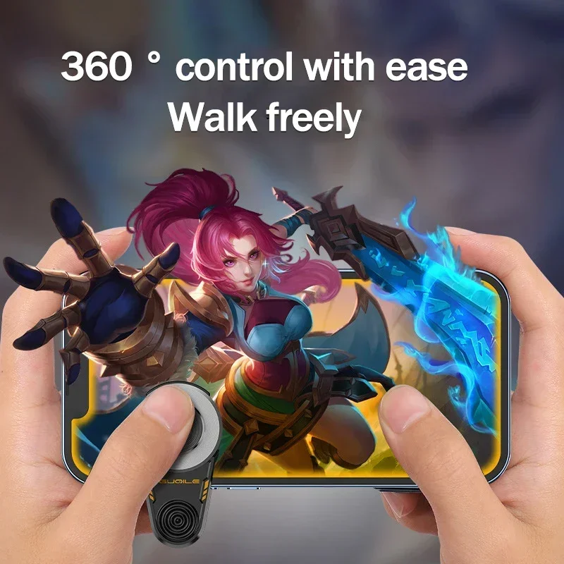 X1 범용 휴대 전화 360도 외부 조이스틱 게임 걷기 FPS 안드로이드 IOS PUBG ABS 게임 액세서리 이동