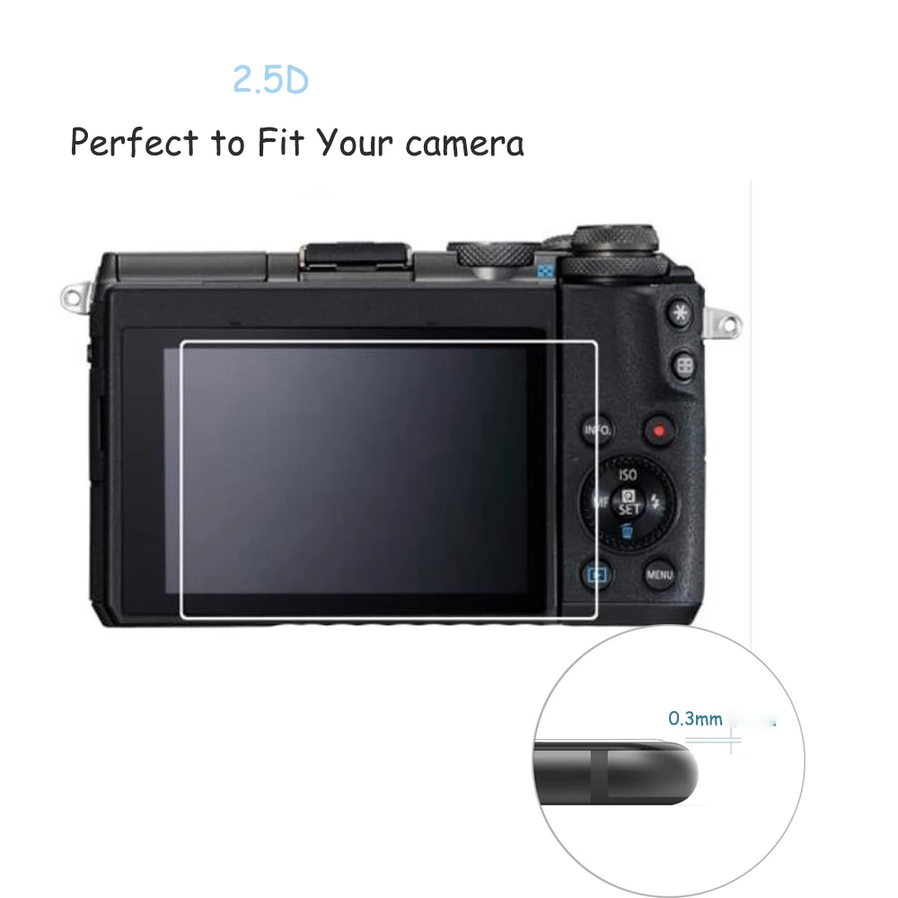 Canon G9X G9XII G7X G7XII Mark 2 II Mark2 G5X/G9 G7 G5 X/G1XIII G1X III M6 M100 M50 카메라 화면 보호기 용 강화 유리