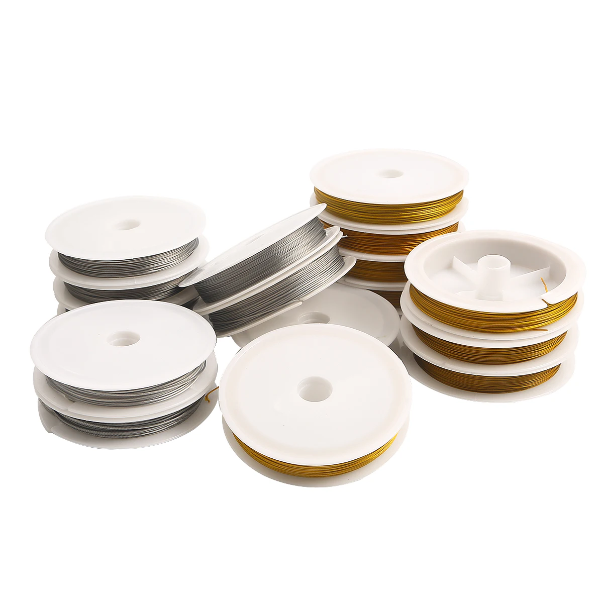 강력한 스테인리스 스틸 라인 와이어 비딩 코드, 스트링 공예 베일링 조각 와이어, 쥬얼리 제작 DIY 수공예품, 0.3-1mm