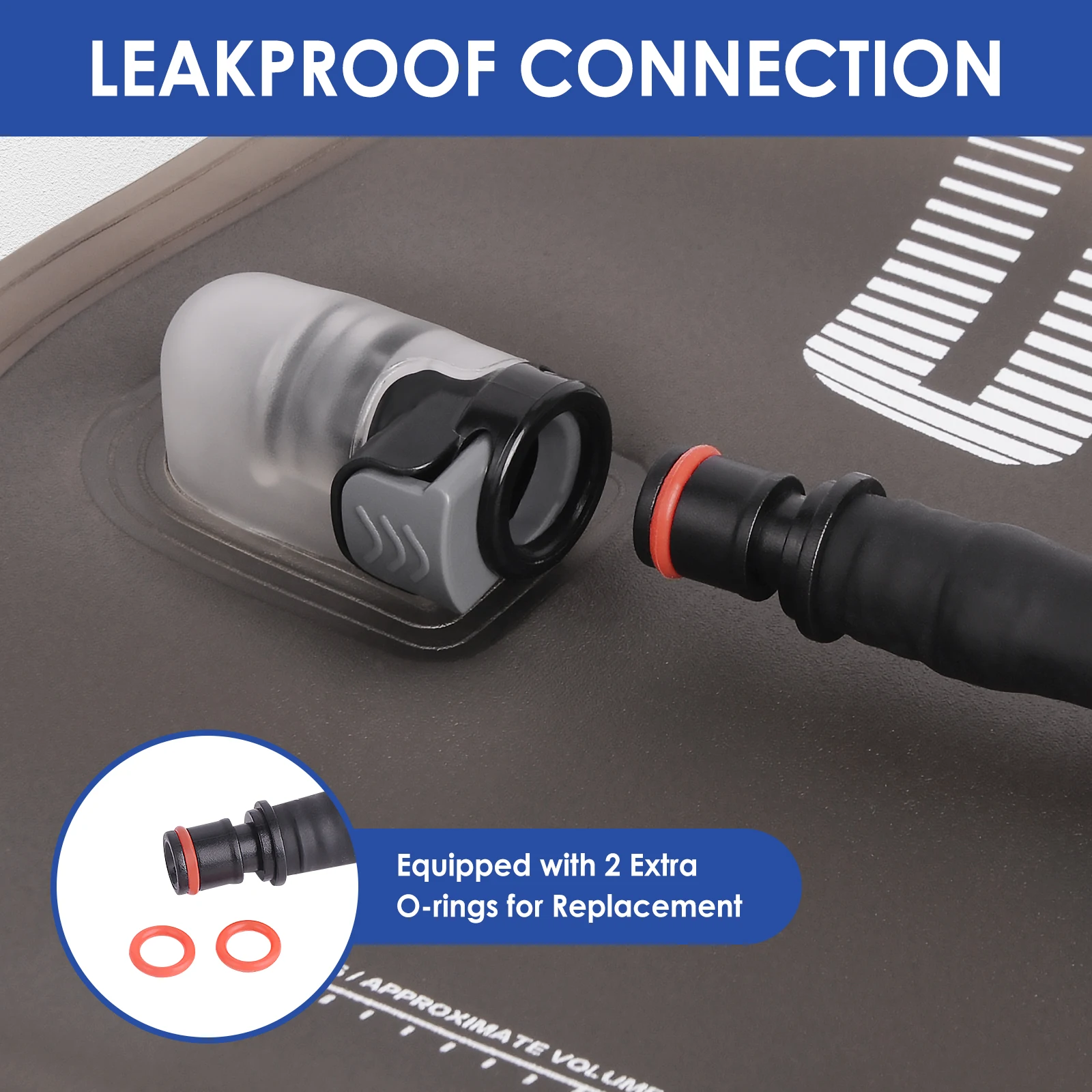 UTOBEST 1.5L/2L/3L 물 방광 수화 팩 저수지 캠핑 사이클링 러닝 하이킹을위한 TPU 물 저장 가방