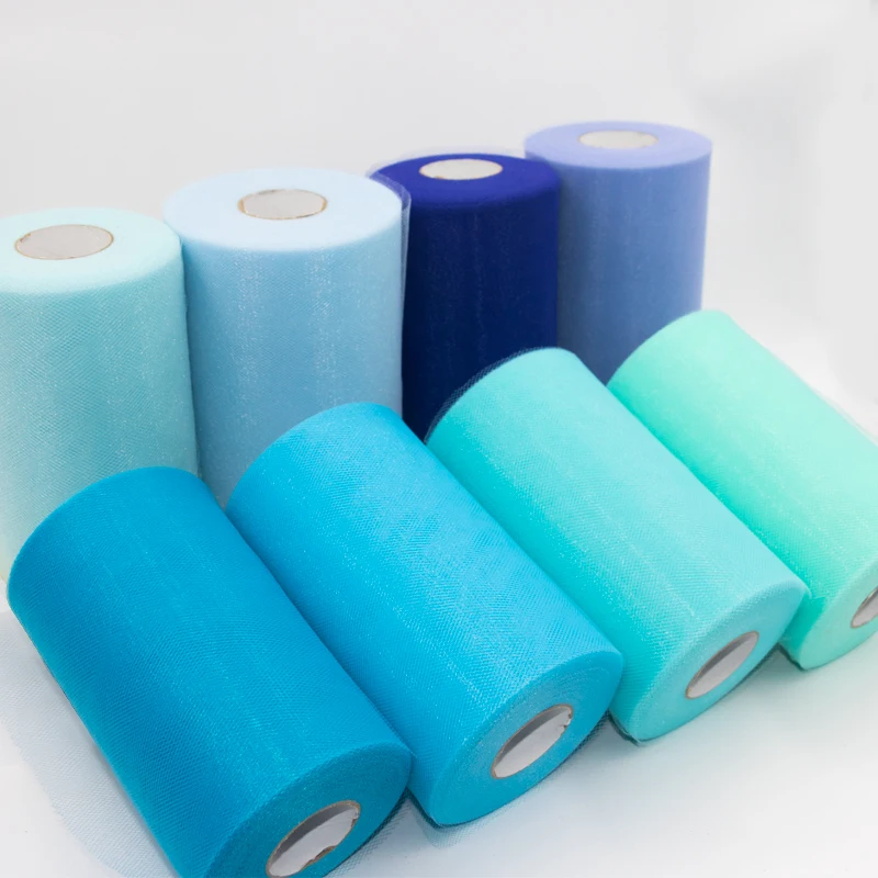 Tulle Roll 100 Yards Organza 웨딩 장식 투투 베이비 샤워 Tulle Roll 15cm 장식 파티 및 이벤트 약혼 장식