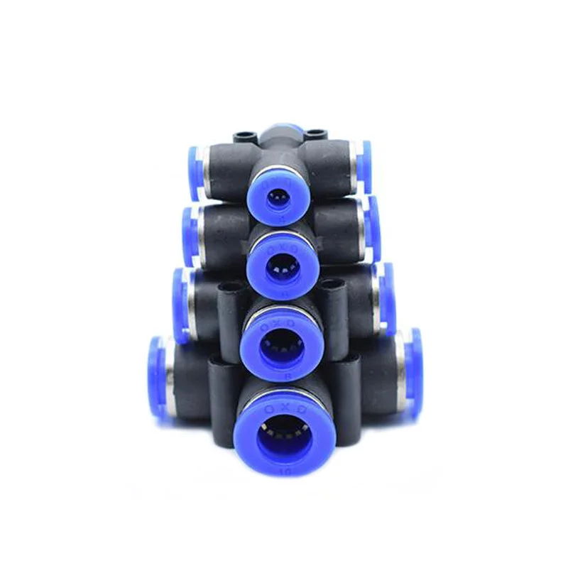 공압 피팅 파이프 커넥터 튜브 에어 퀵 피팅 워터 푸시 인 호스 플라스틱 PU PY PK PM PV PE, 4mm 6mm 8mm 10mm 12mm 14mm