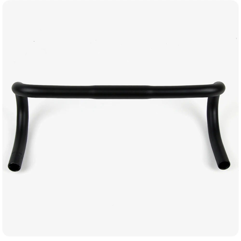 UNO 초경량 레이싱 도로 자전거 핸들 바 구부러진 바 25.4/31.8MM 360/380/400/420/440/460MM 6061 알루미늄 합금 스템 핸들 바