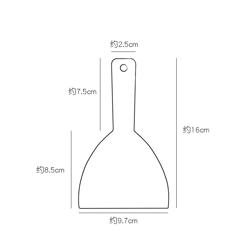 케이크 나이프 플라스틱 스크레이퍼, 버터 반죽 커터, DIY 베이킹 주방 도구, 소프트 스크래치 보드, 초콜릿 삽, 삼각형