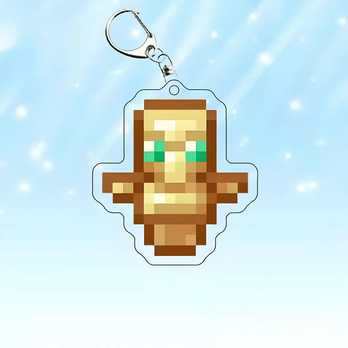 2-10 개/대 불멸의 다이아몬드 검의 토템 매혹적인 황금 사과 키 체인 곡괭이 모델 장난감 열쇠 고리 펜던트 수집