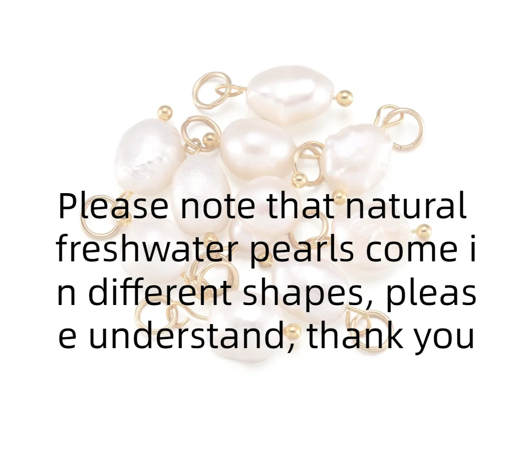 여성 목걸이 귀걸이 쥬얼리에 대한 304 스테인레스 스틸 점프 반지와 10 Pcs 학년 B 자연 교양 담수 진주 매력