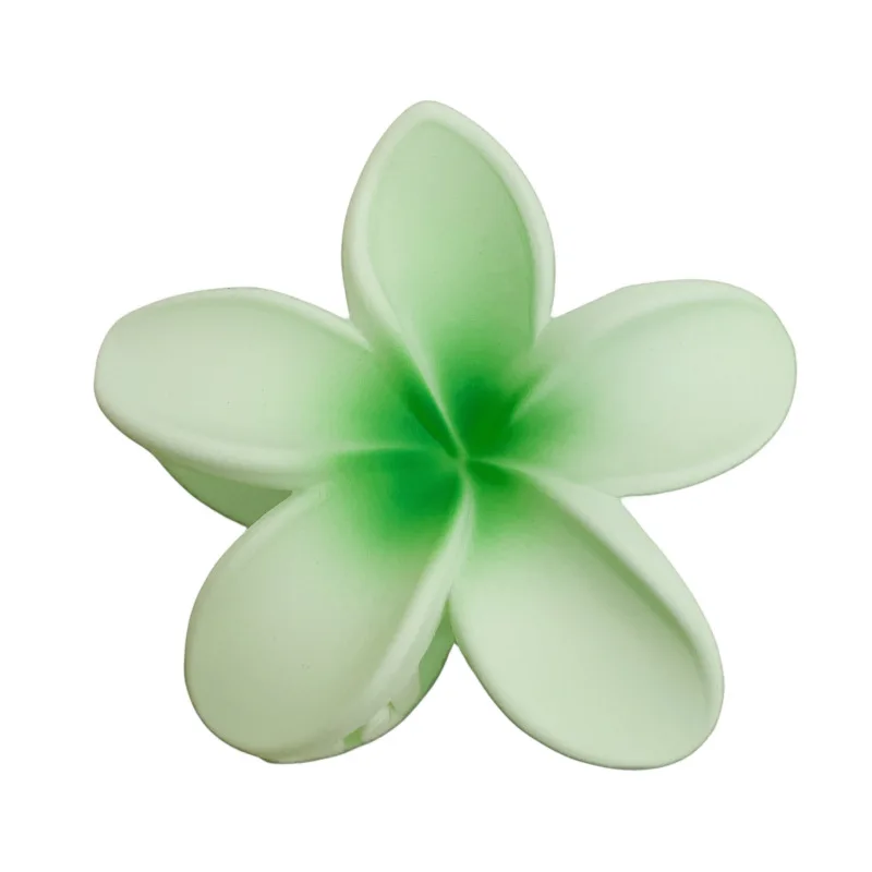 패션 서리로 덥은 계란 꽃 머리 발톱 클립 상어 머리핀 바레트 포니 테일 홀더 여름 해변 머리 글램 헤드 액세서리 여성