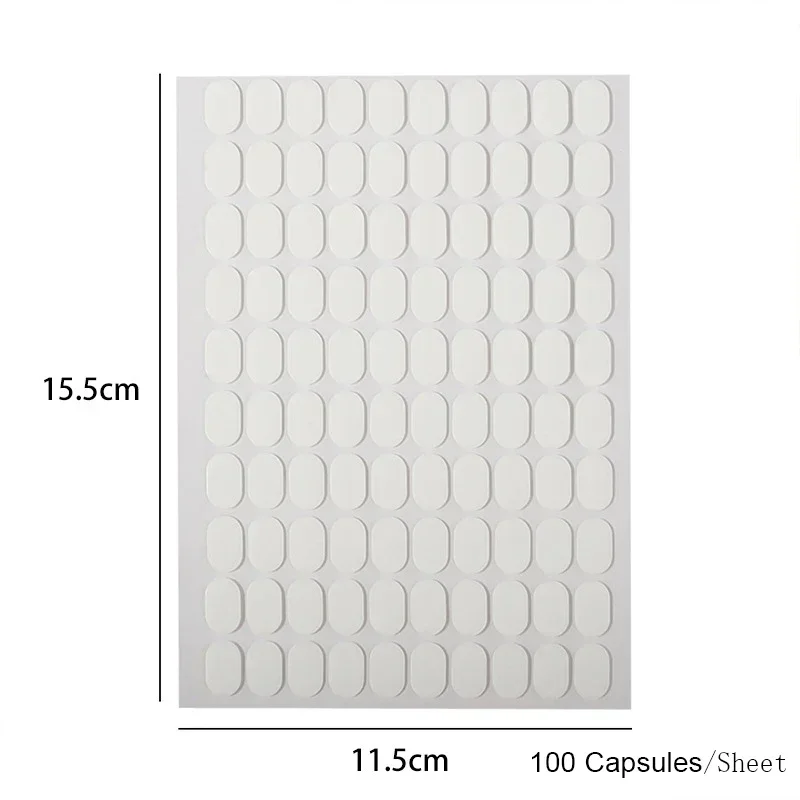 300Pcs 손톱 팁 홀더에 대 한 손톱 양면 접착 테이프 Traceless 투명 매니큐어 스트립 거짓 손톱 디스플레이 스탠드 도구