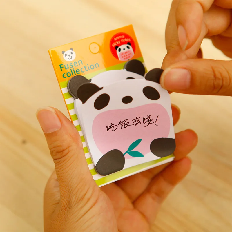 창의적인 숲 동물 파라다이스 시리즈 종이 메모 패드/스티커 포스트 스티커 메모장, 학교 사무용품