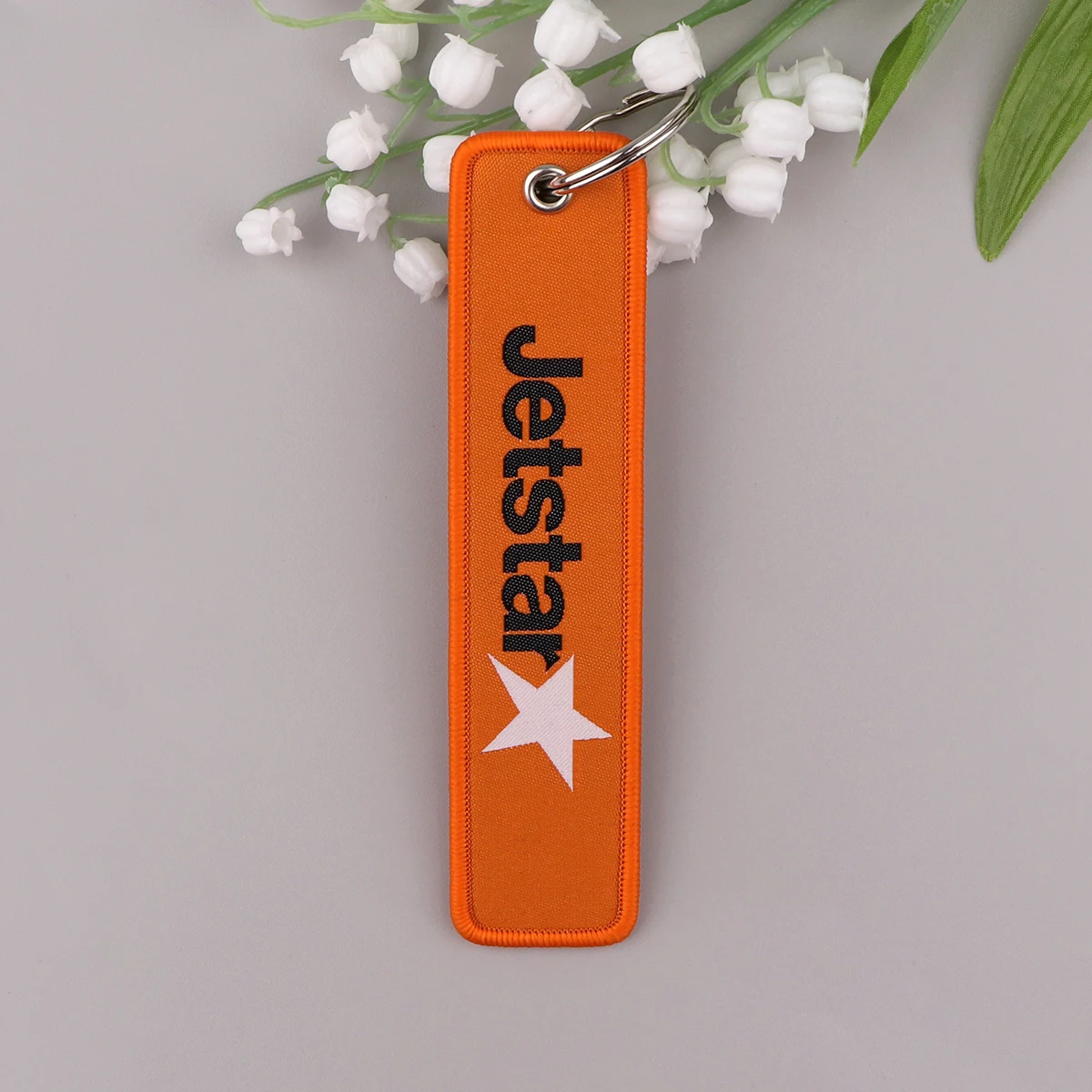 항공 자수 열쇠 고리 비행 승무원 조종사 항공 키 태그 오토바이 용 키 체인 자동차 열쇠 고리 액세서리 Chaveiro