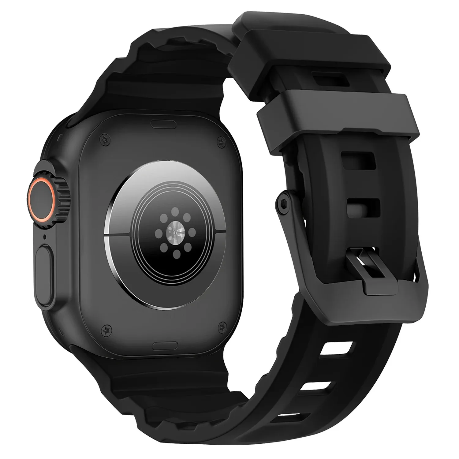 Apple Watch Ultra 2 용 트레일 실리콘 밴드 iWatch 시리즈 10 Ultra 9 8 7 6 SE 용 49mm 스트랩 46mm 45mm 44mm 42mm 스포츠 팔찌