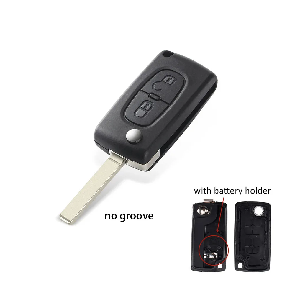 푸조 207 307 308 407 607 시트로엥 C4 C5 C3 Berlingo Xsara HU83/VA2 Fob 케이스 플립 envio 무료 용 자동차 원격 키 쉘