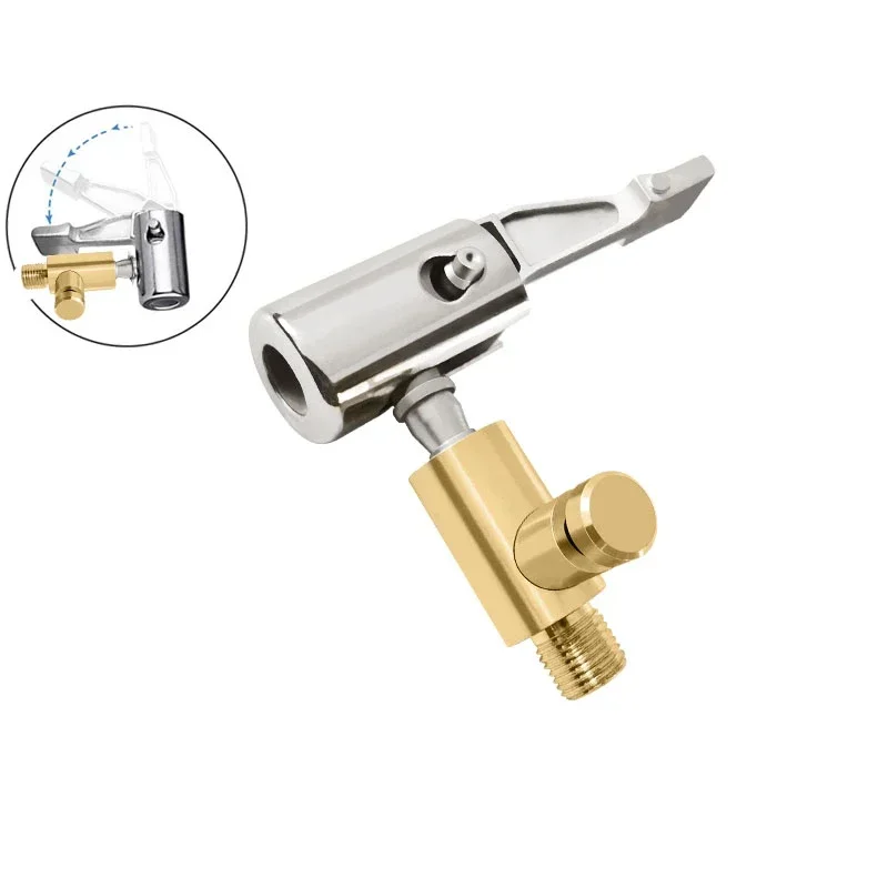 휴대용 자동차 타이어 펌프 커넥터, 빠른 팽창기 척, 미국 스레드 깍지 어댑터 펌프 액세서리, 자동차 수리 부품