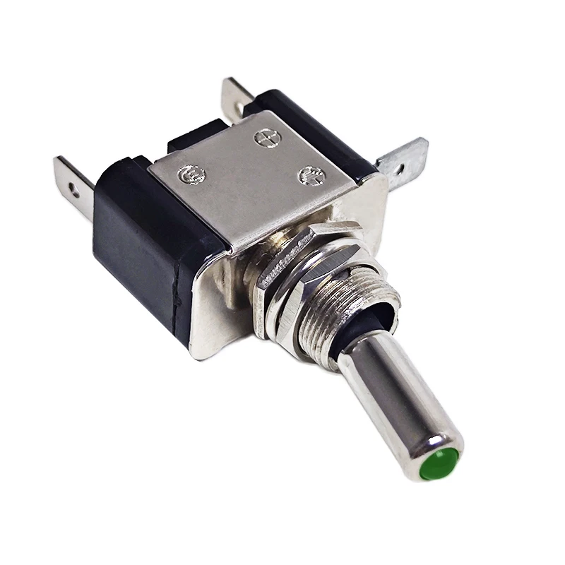 1Pcs 12V 20A 조명 LED 토글 스위치 자동 자동차 보트 트럭 빨간색 파란색 녹색 노란색 흰색