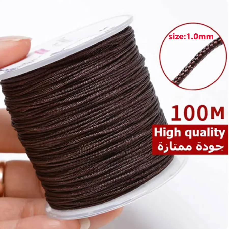 나일론 tasbih 비즈 스레드 라인 강력한 고품질의 수제 스레드를 깨고 하드