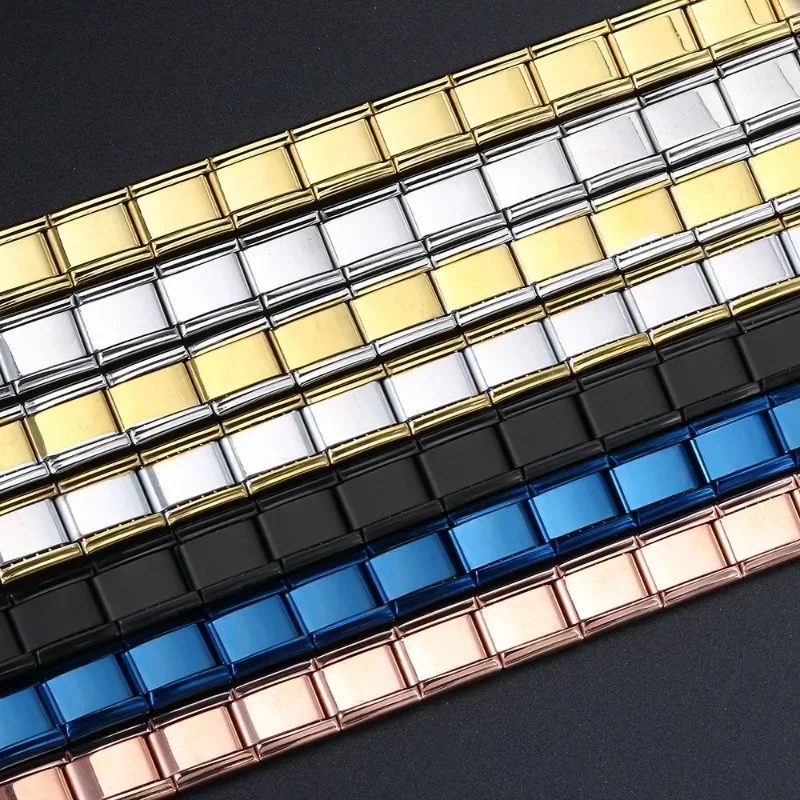 2024 새로운 인기 패션 이탈리아어 모듈 매력 링크 맞는 9mm 팔찌 스테인레스 스틸 링크 보석 만들기