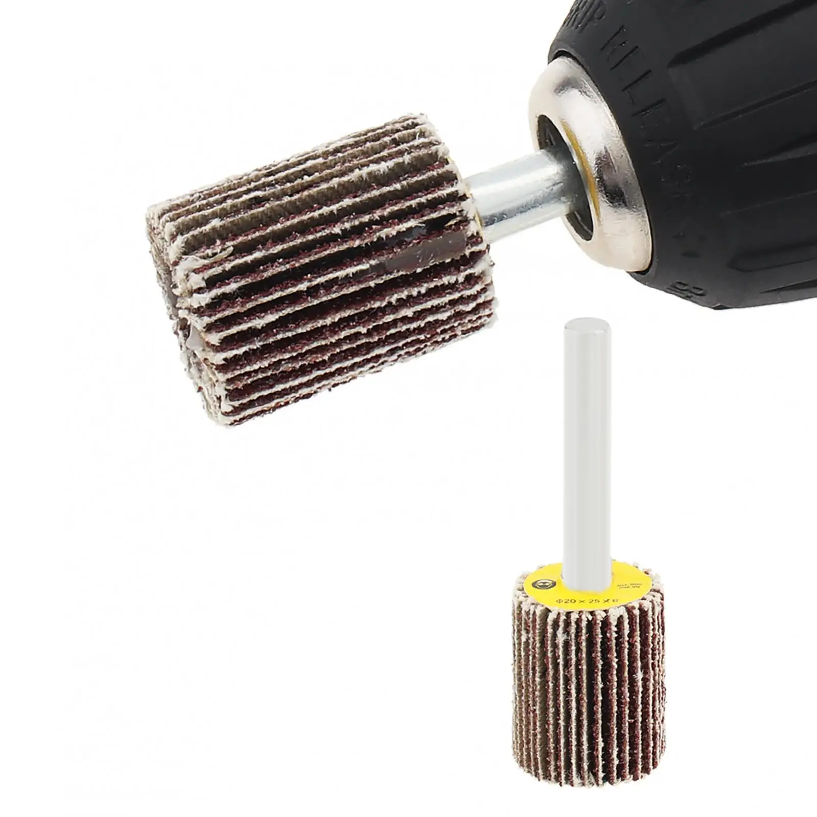 알루미늄 입자 플랩 휠 샌딩 페이퍼 플랩 휠, 녹 제거 디버링 연삭 연마 플랫, 80 그릿