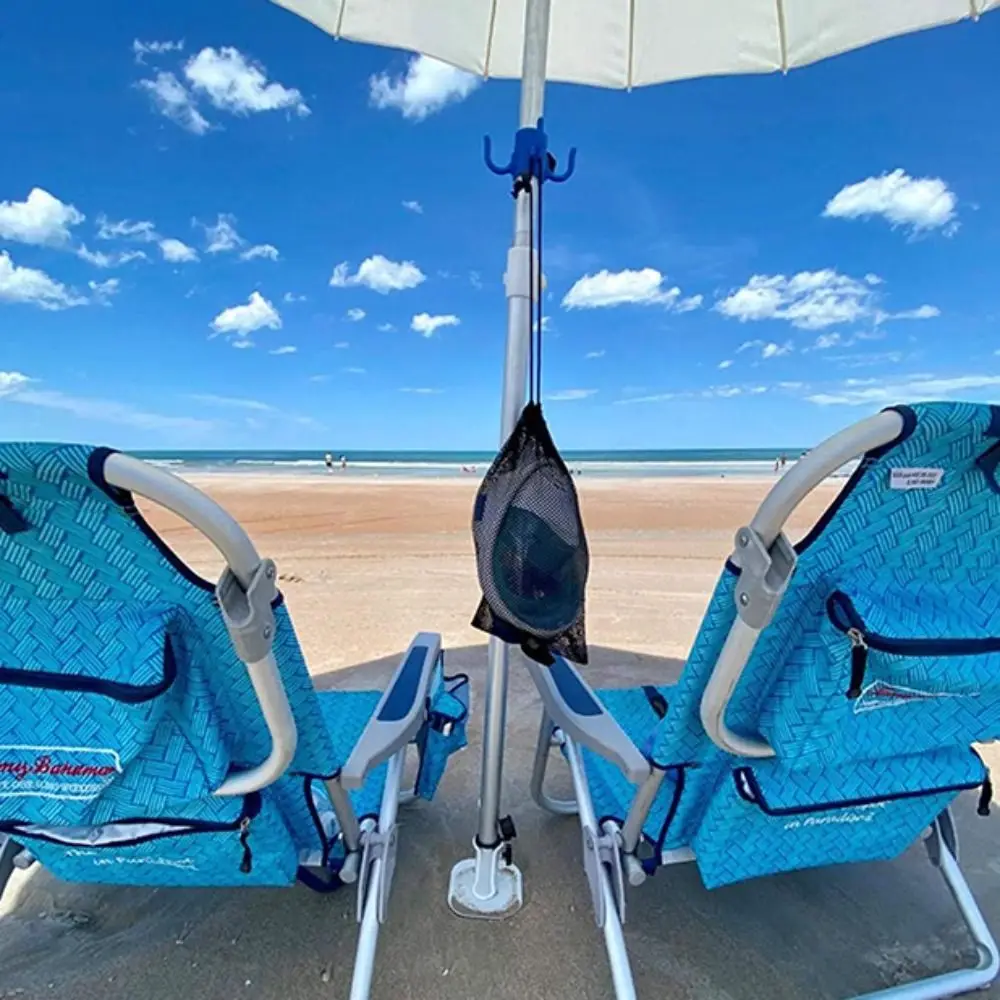 휴대용 야외 해변 우산 후크 행어, 다목적 공간 절약형, 유용한 4 모서리 후크, 내마모성 우산 액세서리