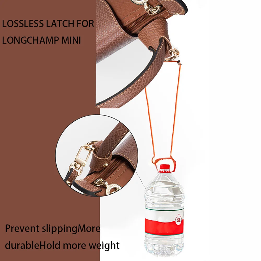 Longchamp 미니 펀치 프리 정품 가죽 숄더 스트랩 세트 변환 크로스 바디 스트랩 가방 액세서리에 대한 1 세트 가방 스트랩