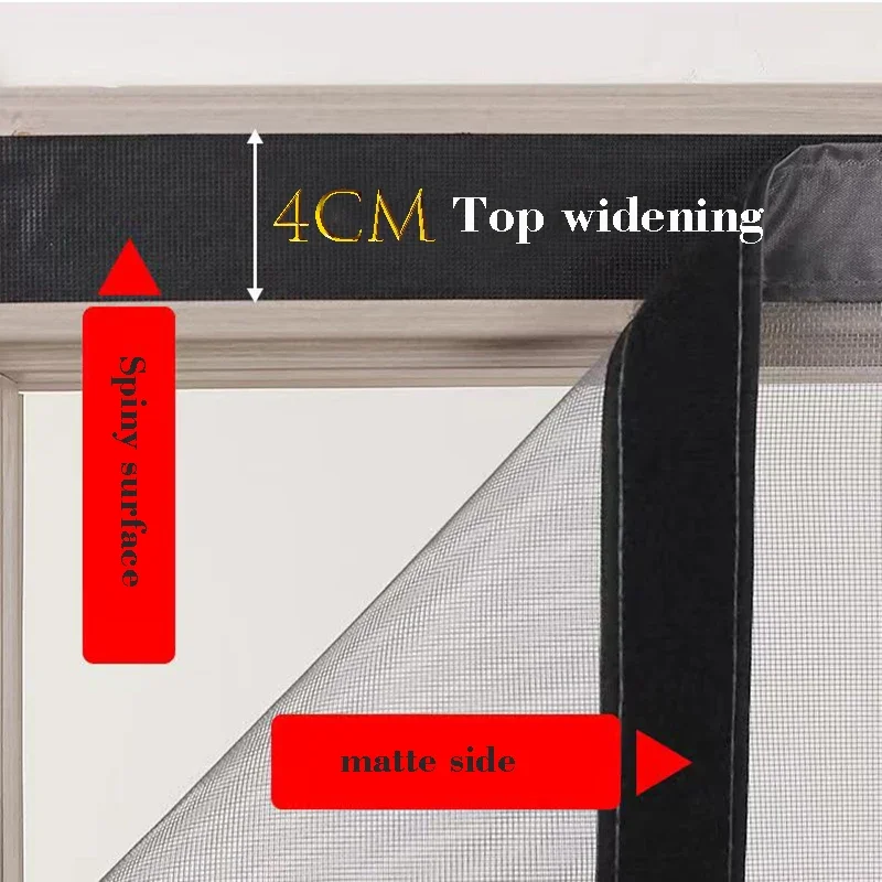 모기 방지 커튼, 고급 자석 스크린 도어, 암호화된 가정용 침실 칸막이, 여름 맞춤형 스크린 창