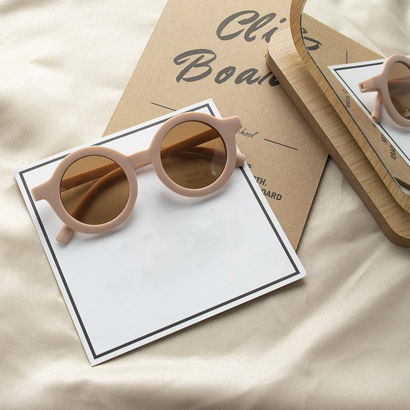 어린이 안경 선글라스 무광택 마카롱 어린이 여름 선글라스