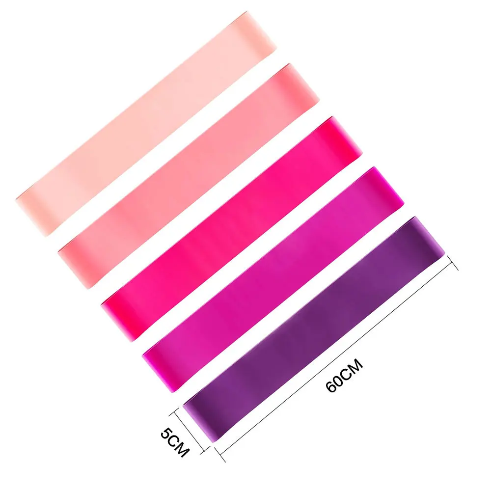 운동용 저항 밴드, 탄성 운동 루프 밴드, 부티 다리용 스트레치 밴드 요가 스타터 세트, 필라테스 플렉스밴드