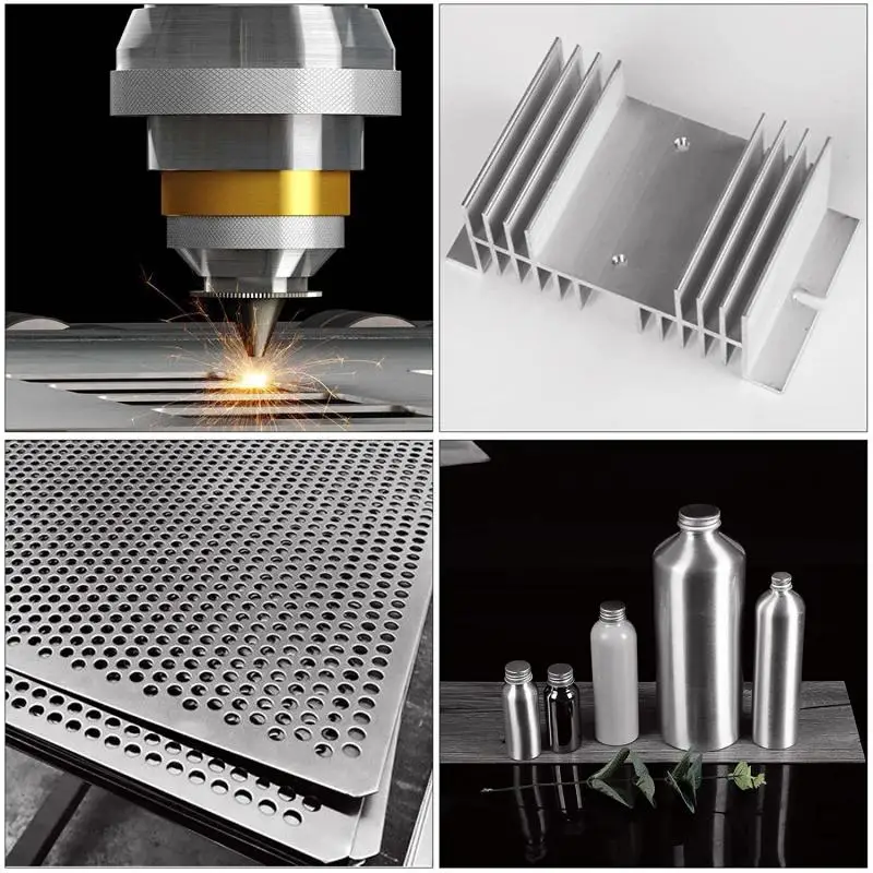 1pcs 알루미늄 플레이트 두께 0.3mm 0.5mm 1mm 1.5mm 2mm 3mm 5mm 6mm 10mm 알루미늄 합금 사각 플레이트 광택 플레이트 시트